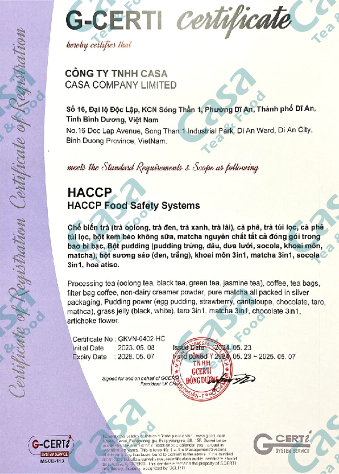 Chứng nhận HALAL