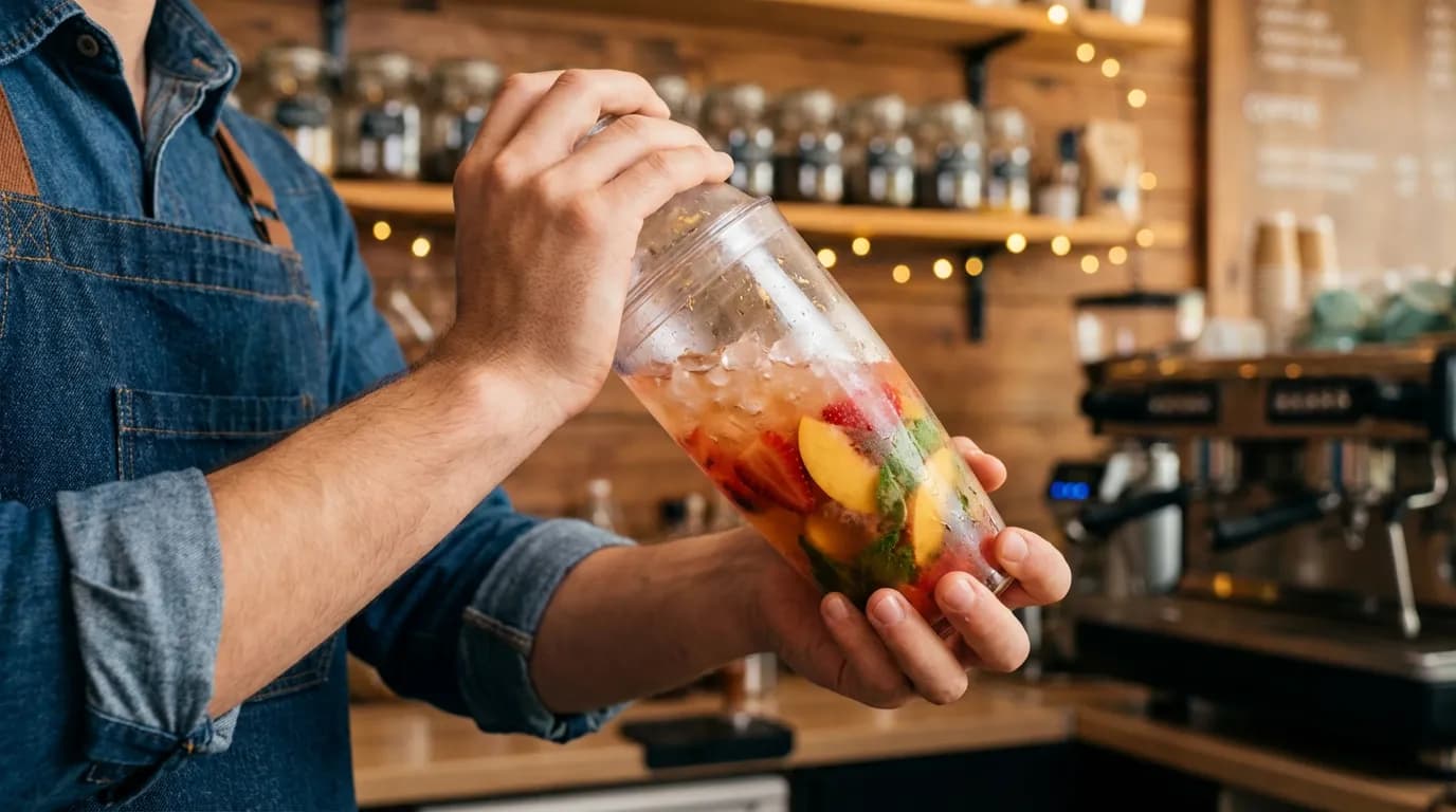 Giải Mã Quy Trình Sản Xuất Syrup Trái Cây Đạt Chuẩn Công Nghiệp & Giải Pháp Lợi Nhuận Cho Quán Cafe