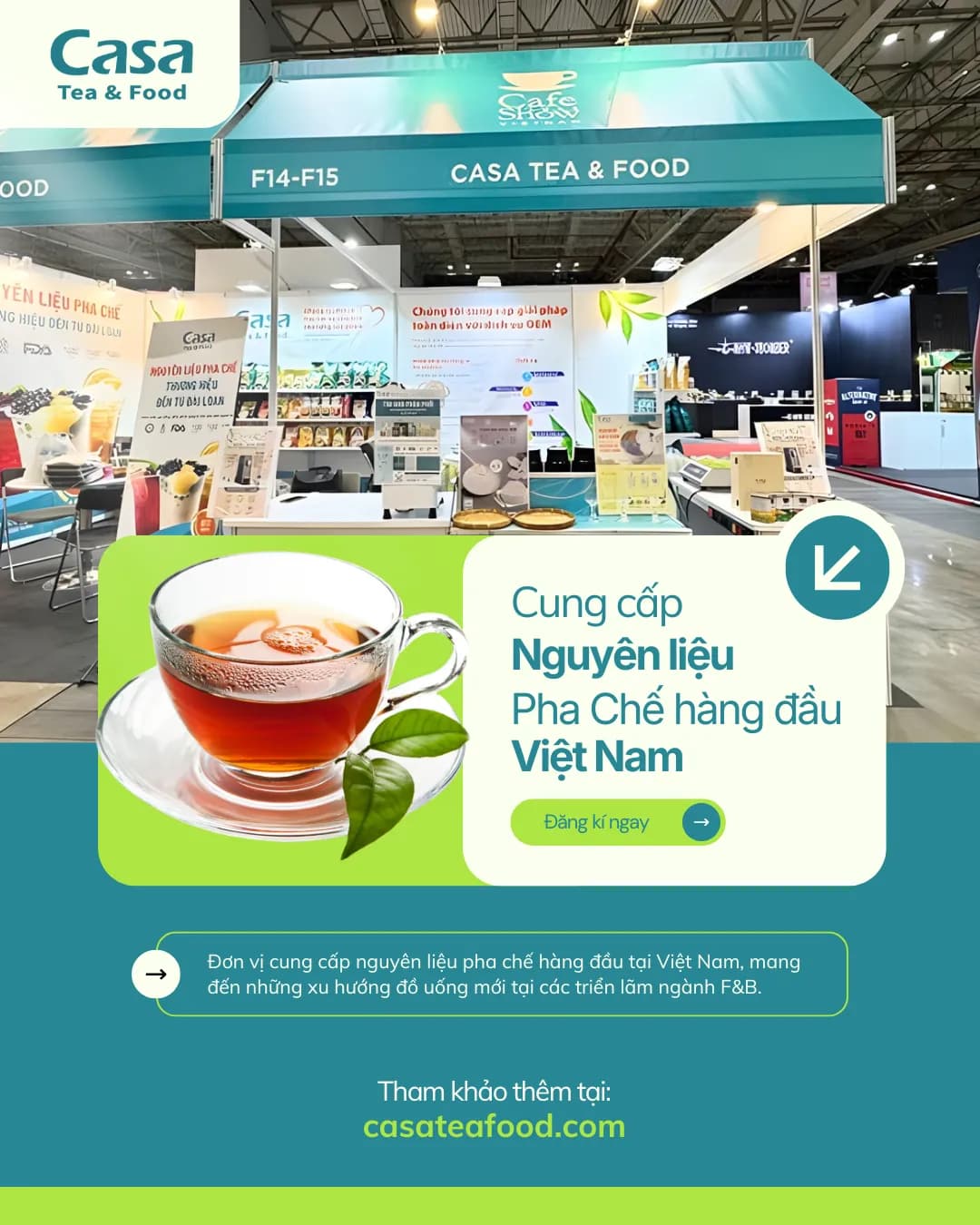 Thư Mời Tham Dự Cafe Show 2026: Giải Pháp Lấy Sỉ Nguyên Liệu Pha Chế Tận Xưởng