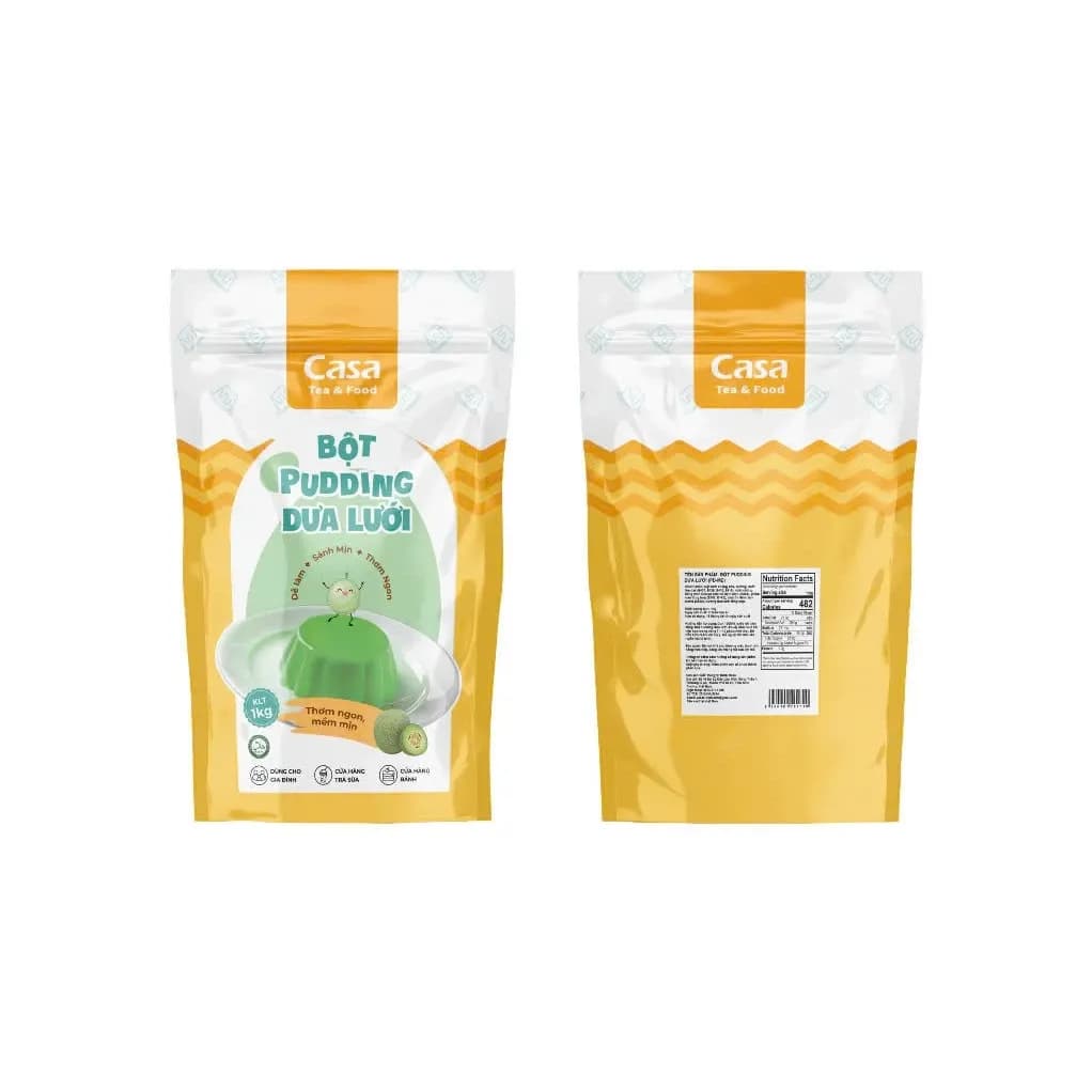 Pudding Dưa lưới